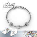 Destin bijoux cristaux de Swarovski ronde Bracelet